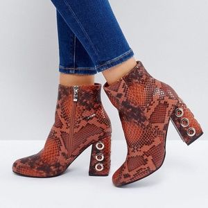 The March Tan Heeled Booties